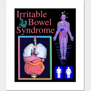 Irritable Bowel Syndrome - 90's 2000's Y2K CGI 3D Video Game Graphics PooCore Posters and Art